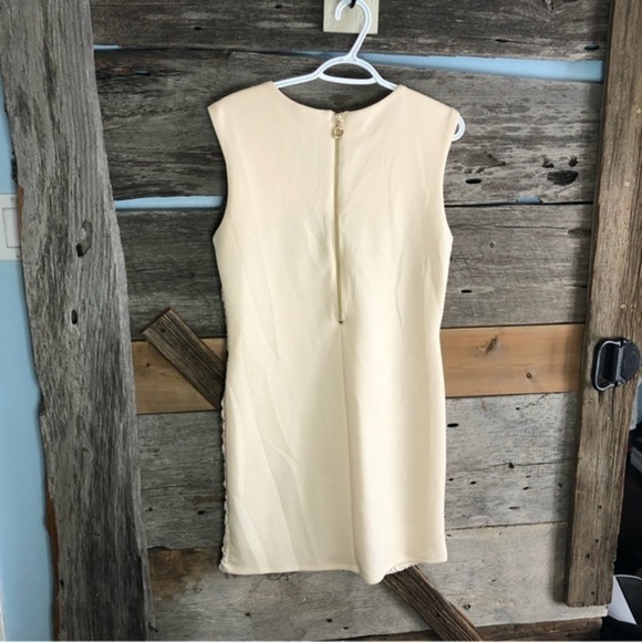 SUZY Shier Size Large Cream Lace Crochet Front Dress - Picture 3 of 5